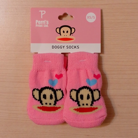 $5 2 pairs Paul Frank Doggy Puppy Dog Socks XS S - Picture 1 of 5